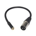 thumbnail image 4 of 0.2m XLR Male Plug To 3.5mm Female Stereo Audio Adapter TRS 1/8 Inch Extension To Microphone Cable Wire, 4 of 5