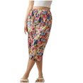 thumbnail image 2 of Aqestyerly Pantalons Décontractés sous 5 Pantalons de Mode pour Femmes – Shorts de Sport Décontractés, Jeans Taille Haute Confortables avec Poches (Rose)/L, 2 of 3