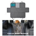 thumbnail image 1 of Baohd Dog Car Seat Cover Backseat Protector with Zip Flap Hammock Carrier Gray, 1 of 9