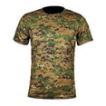 thumbnail image 1 of Camouflage Performance Shirt for Men Lightw8 Quick Dry Short Sleeve Round Neck 100% Polyester Topc, 1 of 4
