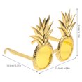 thumbnail image 2 of unbranded 2Pares Gafas De Piña Doradas Con Tropical Para Fiesta Luau Y Accesorios De, 2 of 8