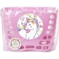 thumbnail image 4 of MINI-FACTORY Kid's Bike Basket, Pink Cute Lovely Unicorn Pattern Bicycle Front Handlebar Basket for Kid Girls, 4 of 5