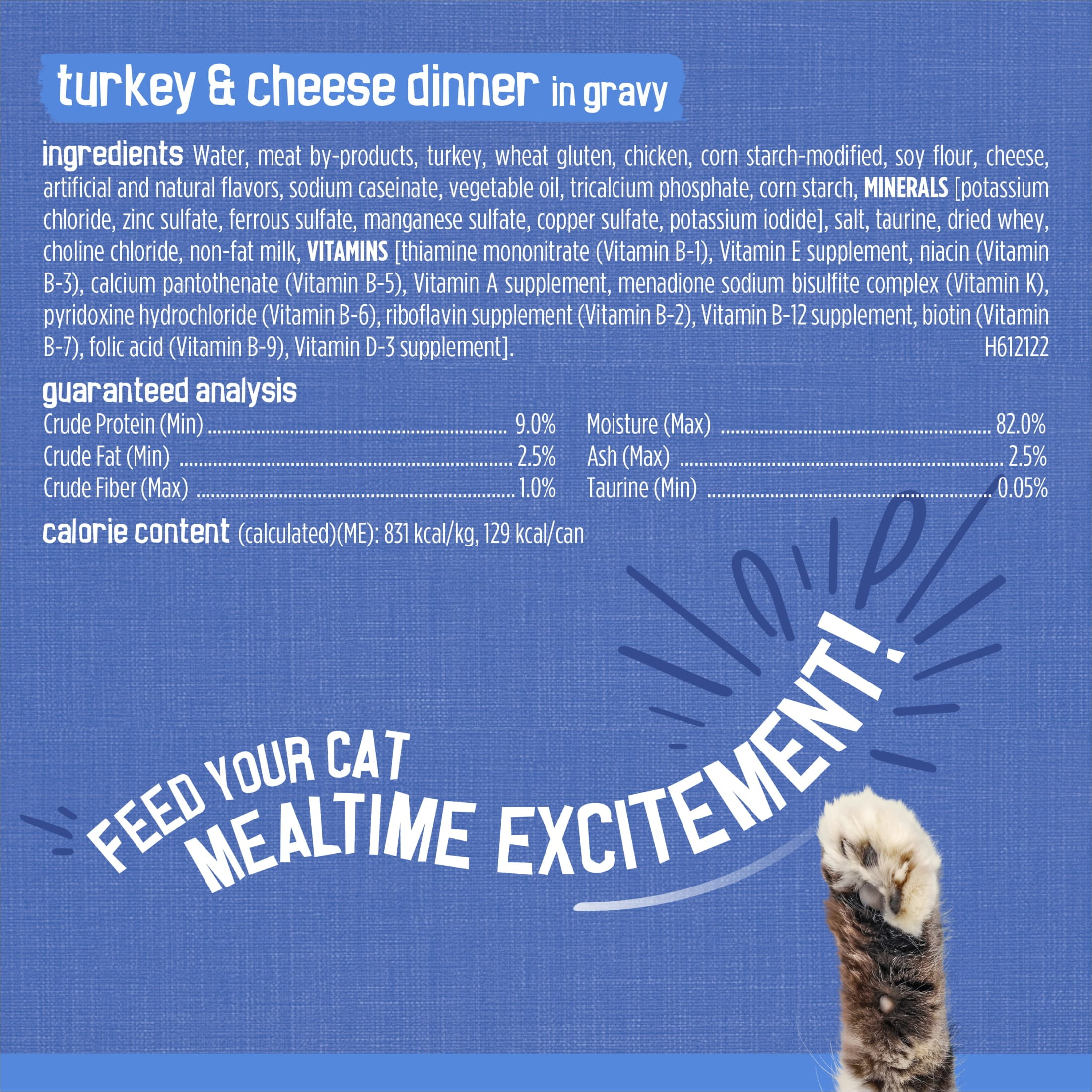 (6 pack) Purina Friskies Gravy Shreds, Beef, Chicken, Turkey and Cheese, Wet Cat Food, 5.5 oz Can