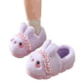 thumbnail image 5 of newwalpole Kids slippers Fuzzy Soft Comfy Indoor House Shoes for boys girls (Toddler/Little Kids/Big Kids) Purple for Size 12, 5 of 6