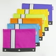 thumbnail image 2 of BAZIC Pencil Pouch 3 Ring Binder Pouch w/ Rivet Enforced Rings Holes, 24-Pack, 2 of 7