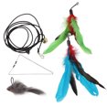 thumbnail image 1 of Hanging Funny Cat Toy, Plush Relieves Stress Feather Mouse Teaser Cat Toy Stay Healthy Interactive For Indoor Outdoor Activities ANGGREK Otros, 1 of 8