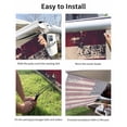 thumbnail image 7 of 4th of July RV Awning Sun Shade Screen 9'X7' Retro USA Flag Mesh Sunscreen Freedom Awning Shade Screen with Zipper UV Blocker Completed Kits Universal Outdoor Canopy for RV Motorhome Camper Travel, 7 of 7