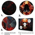 thumbnail image 3 of Designart "Skull magic Remains Geometric II" Modern Canvas Wall Art, 3 of 5