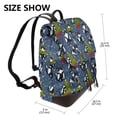thumbnail image 2 of Yiaed Festive Cats and Trees Print Laptop Backpack for Women Slim Computer Bag Work Travel College Backpack Purse Fits 14 Inch Notebook, 2 of 4