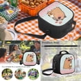 thumbnail image 6 of Aplkyhs School Backpack Set of 4 Ice Cream Capybara with Lunch Bag Pen Bag Set Bottle Sleeve for Girls Boys Multifunctional Pencil Case Suitable for Elementary Middle School High, 6 of 7