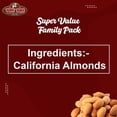 Pure Natural Raw California Almonds By Yum Yum 1kg, High In Fiber