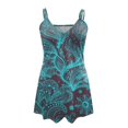 thumbnail image 4 of Vestidos Para Mujer Vestido de Deslizamiento de Moda Cuello en V Estampado Sin Mangas Tirantes Vestido Tipo Jersey Odeerbi  ODB165033, 4 of 5