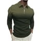 thumbnail image 2 of Blusa y camisa de manga larga con cuello vuelto para hombre, jersey de solapa de manga corta, top deportivo de manga corta con solapa, blusa de poliéster para hombre, 2 of 5