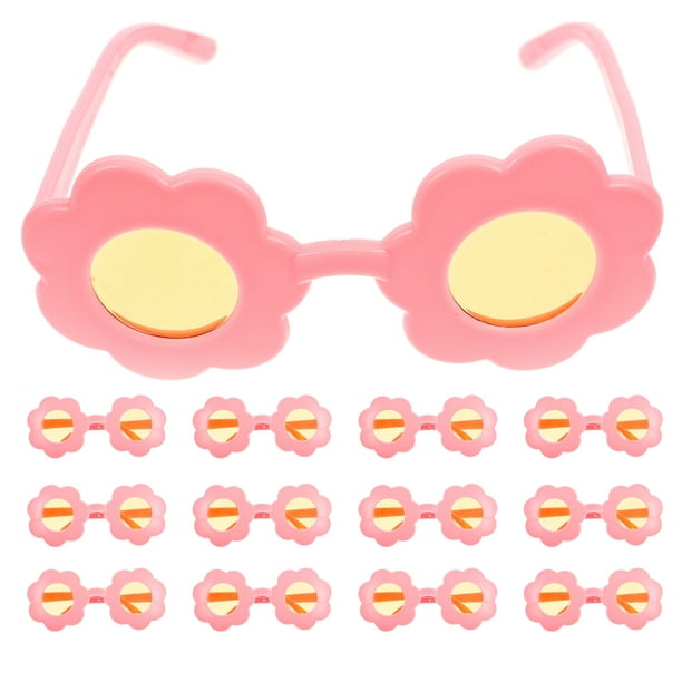 KAKOWELY 16 mini gafas de sol de plástico para muñecas, juguetes para niñas