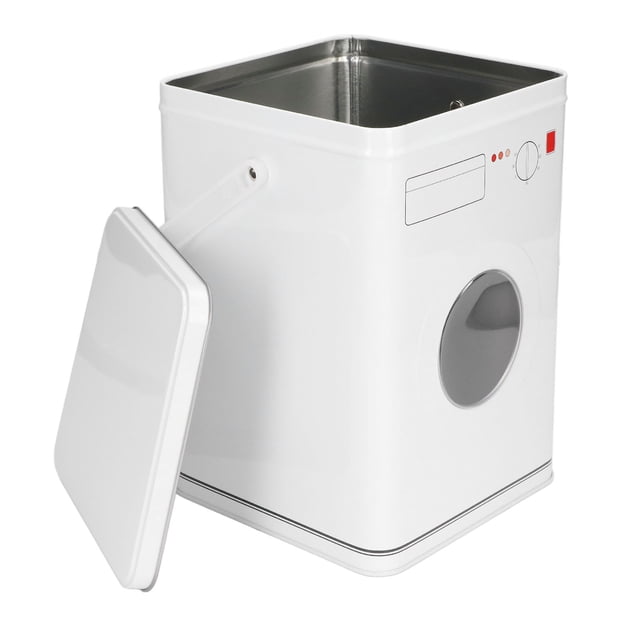 Contenedor De Polvo Para Lavandería, Dispensador De Detergente Para Ropa De Hojalata, Organización De Lavandería Con Asa Para Joyeros