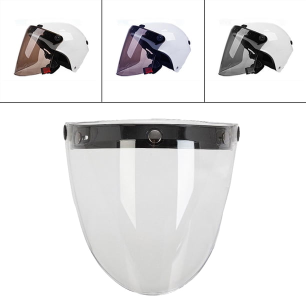 Visera para cascos de cicleta, abatible hacia arriba, de resistencia, lente , clásica, lente de protección facial, protección solar a claro