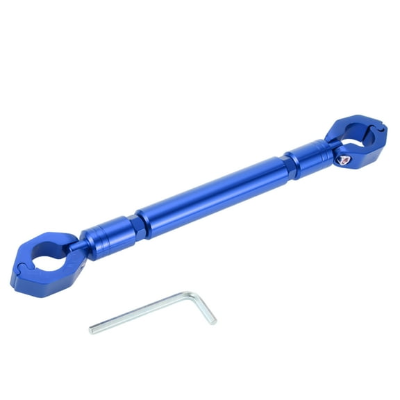 Unique Bargains Motorcycle Cross Bar, Handlebars 31cm/12.20" Motorcycle Handlebar with Wrench Blue, 1set