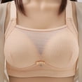thumbnail image 2 of AHTJRT Bras for Women Wearable Gather Fixed Pad Pump Bras with Adjustable Straps Supportive Maternity Bras for Pregnancy Beige XXL, 2 of 8