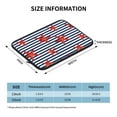 thumbnail image 4 of Bingfone Starfish Navy Blue Stripe Laptop Sleeve Case 15 Inch, 360° Protective Computer Carrying Bag, 4 of 9