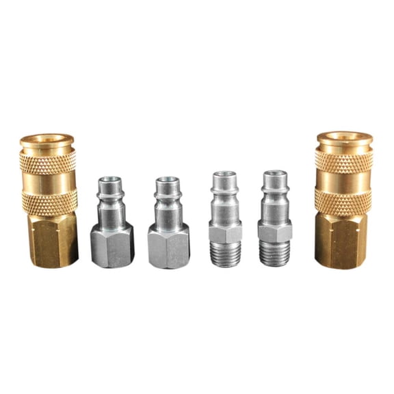 Milton S-217 1/4" NPT V Style Coupler and Plug Kit