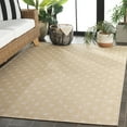 thumbnail image 3 of SAFAVIEH Terrace Kelleh Geometric Indoor/Outdoor Area Rug, Beige/Ivory, 4' x 6', 3 of 16