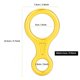 thumbnail image 4 of Escalada Rappel Safety 35KN Monta?ismo Escalada Figura 8 Cuerda Descensor Anillo(Oro) Escalada 8 Anillos Spptty montañismo acampar, 4 of 7