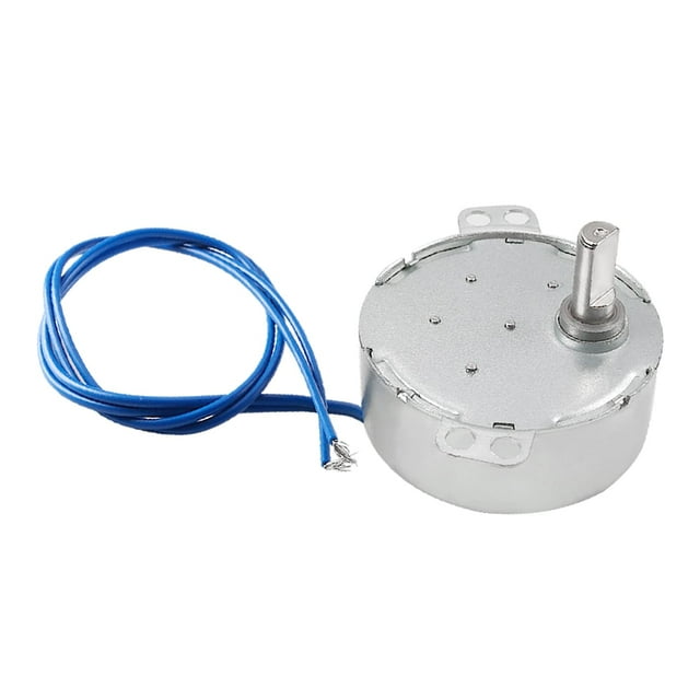 HUGFEGWE Synchronous Motor AC 110V 2.5-3RPM Turntable Motor Synchron Motor CW Direction 4W TYC-50 D Shaft CJB91-113417
