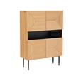 thumbnail image 2 of Gabinete Mobica Visby de chapa de roble con espacio central, 2 of 6