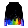 thumbnail image 4 of Mercatoo 𝗛oodie Girls Oversized Crewneck Sweatshirts Casual Hooded Flower Gradient 𝗛oodie Clothes Fall Fashion Outfits, 4 of 7