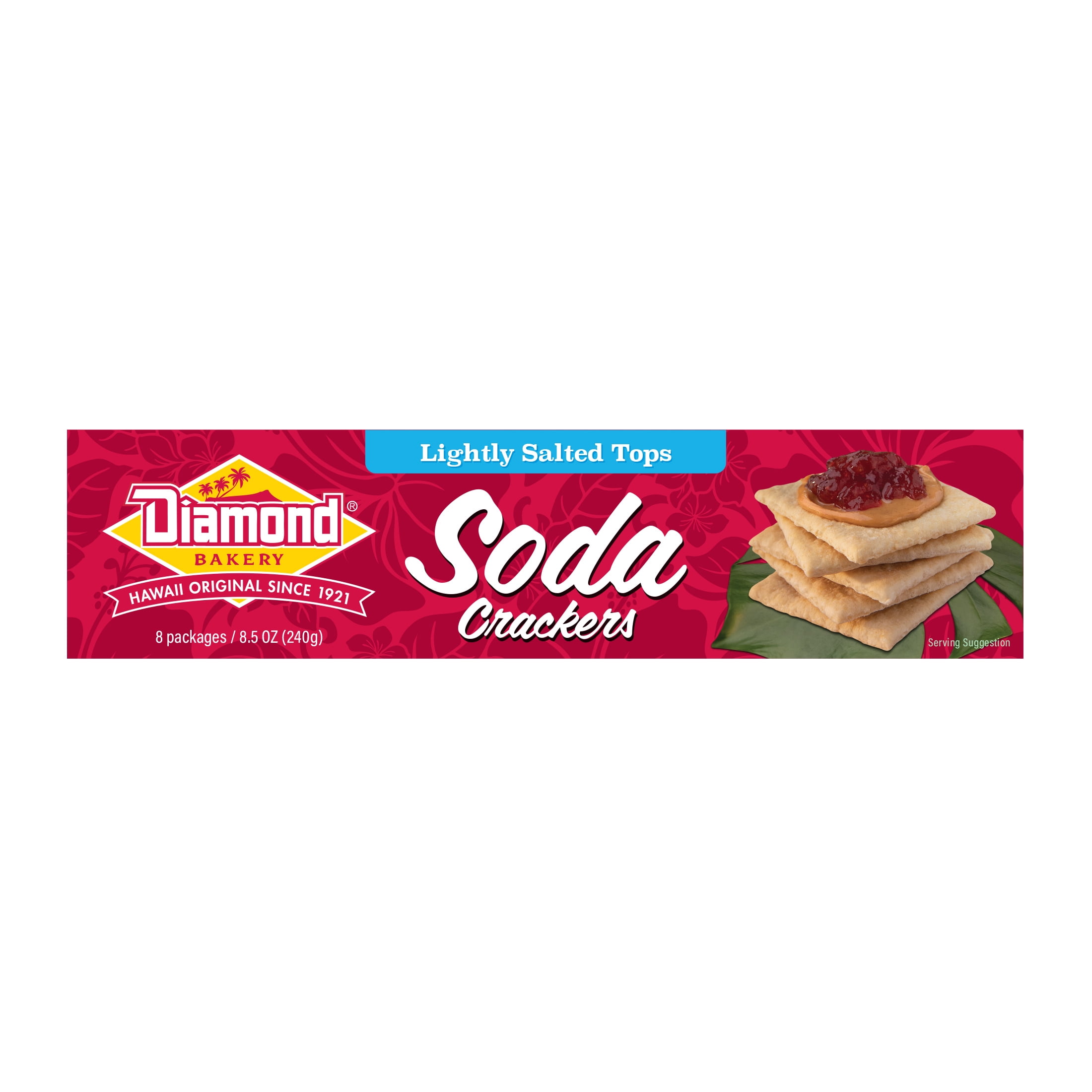 Diamond Bakery Lightly Sated Tops Soda Crackers, 9.5 Oz.