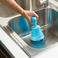thumbnail image 3 of Sink Plunger Powerful Ergonomic Handle Small Drain Plunger Toilet Plunger, 3 of 10