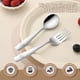thumbnail image 4 of Juego de utensilios para comer Dehov para niños pequeños, 12 piezas, acero inoxidable apto para uso, 4 of 8