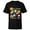 Black, variant on Disney Mickey & Friends Vacay Mode Family Trip Vacation - Short Sleeve T-Shirt for Kids - Customized-Yellow