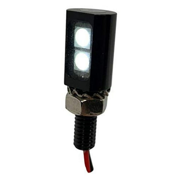 PilotLights 24 Volt DC Instrument Panel Light, Post Light - White LED, 24VDC
