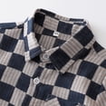 thumbnail image 6 of Hotiary Toddler Kid Boys Outfits Summmer Plaid Print Turn-Down Collar Short Sleeve Button Down Shirt with Bow + Elastic Shorts with Pockets 2 Piece Sets for 2 Years-7 Years, 6 of 8