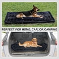 thumbnail image 6 of Backseat Pet Bed Mat Non-Slip Dog Car  Cover Scratch Chew Resistant Blanket for SUVs Trucks Sedans 23x51 Easy Clean Comfortable Travel Pad Pure Black, 6 of 7