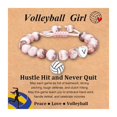 thumbnail image 1 of Pulsera de Vóleibol con Corazón e Iniciales, Regalos para Niñas y Mujeres, Accesorios Deportivos, Ideas de Joyería para Navidad y Cumpleaños (V), 1 of 5