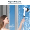 thumbnail image 4 of Brosse de Nettoyage 7 en 1 Électrique Rotative 2 Vitesses et 3 Angles Réglables Rechargeable Sans Fil pour Voiture et Maison avec Rétractable 12-54 Po, 4 of 7