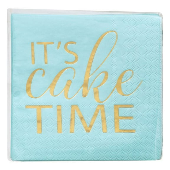Adult Birthday 'It's Cake Time!' Small Napkins (16ct)