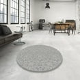 thumbnail image 3 of Ahgly Company Indoor Square Patterned Gray Novelty Area Rugs, 8' Square, 3 of 6