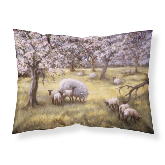 Sheep by Daphne Baxter Fabric Standard Pillowcase