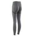 thumbnail image 2 of Pantalones de yoga de cintura alta para mujer, mallas deportivas para gimnasio, levantamiento de cadera, control de abdomen, para correr, hacer ejercicio, ciclismo, gris L, 2 of 12