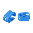 thumbnail image 4 of Uxcell Plastic Tube Tubing Clamps, 2Pcs 1/8" - 5/32" Tube OD Adjustable Precise Flow Control Hose Clamp Blue, 4 of 6