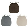 thumbnail image 2 of Cojines para sillas Inteprter antideslizantes poliéster beige, 2 of 6