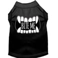 thumbnail image 1 of Bite Me Screen Print Dog Shirt Black Sm (10), 1 of 1