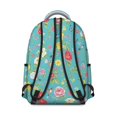 thumbnail image 3 of Pioneer Flower Floral Print Pattern Backpack for School, Cute School Bag with Adjustable Shoulder Straps and Padded Back, 15.3"x11"x7.1", 3 of 5