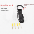 thumbnail image 2 of Bike Rack Garage Wall Bike Wall Hook Mountain Bike Fixed Activity Hook Indoor Display Wall Mounted Bike Rack,1 * Hook 4 * Screw 4 * screw sleeves,Black, 2 of 6