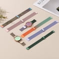 thumbnail image 6 of Uxcell 0.55" Stainless Steel Mesh Watch Band with Magnetic Buckle for Meetings Parties Colorful, 6 of 7