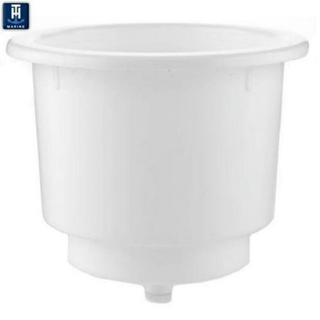 T-H Marine Supplies LCH-1WS-DP Large Cup Holder, Off-White & Sand