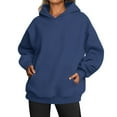 thumbnail image 1 of Sweats Décontractés Polyvalents à Manches Longues Sweat-Shirt Bleu Ciel XL, 1 of 5